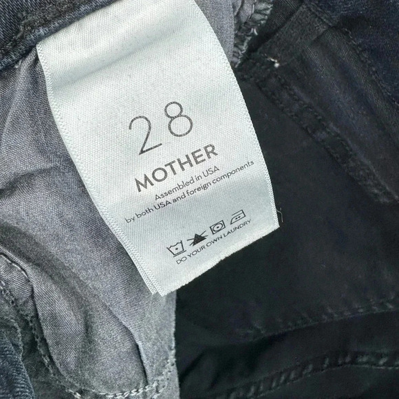MOTHER | The Insider Crop Step Fray Jeans in Night in Paris Size 28 B1505 - Picture 6 of 7